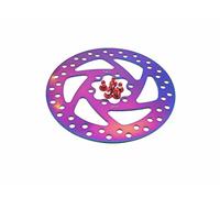 140mm Colorful Brake Disc 6 Holes Assembly for Kugoo Kirin G2 Max Kirin G2 Max Electric Scooter Replace Accessories (140mm Colorful)