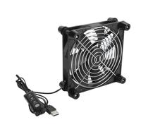 140mm Computer Fan, 0.3A 5V USB Powered 2800RPM Game Cooling Fan, Adjustable 3 Speed PC Case Fan Replacement, Multifunctional Cooling Fan for Tablet TV Receiver Router DVR