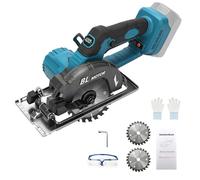 140mm Cordless Circular Saw Compatible with Makita 18V Battery (No Battery)