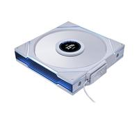 140mm Lian Li UNI FAN TL LCD Wireless, Reverse Flow, White, ARGB, 7-Blade, 1600R