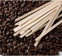 140mm Premium Disposable Wooden Coffee Stirrers, Suitable for All hot Drinks - Coffee, Tea, Cocktails, Beverages (1000)