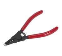 140mm Straight Nose External Circlip Pliers - Spring Loaded Jaws - Non-Slip Tips