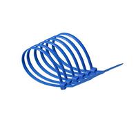 140mm x 3.6mm Blue Cable Ties (Pack of 10)