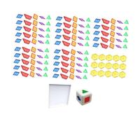 140Pcs Geometric Shapes Geometry Skills Early Educational