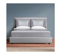 140S Egyptian Long-staple Cotton Fitted Sheet Luxury Satin Bed Linen Silky Soft High-End 30cm Or 40cm Deep Pocket Bottom Sheet For Twin Full Queen King Cal King Single Double 1 Piece Only