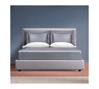 140S Egyptian Long-staple Cotton Fitted Sheet Luxury Satin Bed Linen Silky Soft High-End 30cm Or 40cm Deep Pocket Bottom Sheet For Twin Full Queen King Cal King Single Double 1 Piece Only