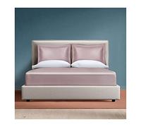 140S Egyptian Long-staple Cotton Fitted Sheet Luxury Satin Bed Linen Silky Soft High-End 30cm Or 40cm Deep Pocket Bottom Sheet For Twin Full Queen King Cal King Single Double 1 Piece Only