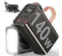 140W large Power Bank 50000mAh: Laptop Powerbank 4 Outputs 2 Inputs Portable External Mobile Phone Battery PD3.1 QC4.0 Fast Charging USB C Power Bank with LED Display Charger for Phones Tablet