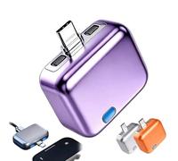 140W Smart Auto Stop Charging Adapter with Physical Disconnect, USB-C Fully Charged Separator - Intelligent Power Cut-Off Fast Smart Charger for Laptop, Pad, iPhone, Tablet,(Purple)