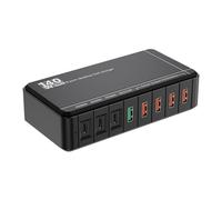 140W USB C Charging Station 8-Port GaN USB Charger Block, Max 100W USB Hub Laptop Charger Compatible with smartphone tablet PC notebook all device