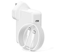 140W USB-C Mac Book Charger,Fast Charging Adapter Compatible with MacBook Pro 16/15/14/13 Inch,MacBook Air 13 Inch,iPad Pro 2022-2018,Included 2m C to C Cable - UK Plug White