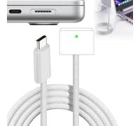 140W USB-C Magnetic 3 Cable for MacBook Charger, Type C to Mag3, 6FT | Braided Charging Cord for MacBook Air 2023/2022(M2), for MacBook Pro 2023(M3,M2,14-16 inch), for MacBook Pro