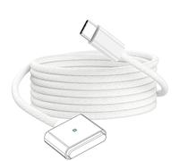 140W USB-C to Magnetic 3 Cable for MacBook Pro/Air13-16" 2021-2025 Nylon 2M | 140W Magnetic 3 Charging Cable for MacBook Air M4 2025 13''/15” MacBook Pro M2 2023/M1 2021 14”/16” M2 M3 M3 Pro M3 Max 2024