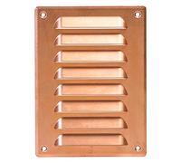 140x190mm / 6x7" inch Copper Metal Air Vent Grille Cover with Insect Mesh - Ventilation Cover