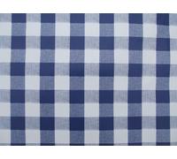 140x200cm OVAL PVC/VINYL TABLECLOTH - BLUE GINGHAM