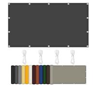 140x270cm Shade Net No Drill Sun Protection for Balcony Terrace & Pool Weather Resistant Canopy in Various Sizes & Colors Dark Gray Outdoor Cover