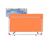 140x75cm Ping Pong Field Fence,Splicable Contest Surround Baffle Block,600D Cloth Court, for Quicker Pick Up Balls(Orange,140x75cm/1pieces)
