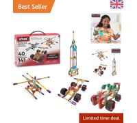 141-Piece Beginner Building Set - Non-Toxic Construction for Young Innovators