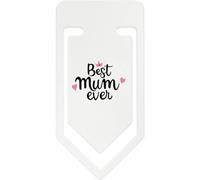 141mm 'Best Mum Ever' Giant Plastic Paper Clip (CC00082377)