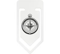 141mm 'Vintage Compass' Giant Plastic Paper Clip (CC00085735)