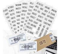142 Budget Stickers for Cash Envelopes, A6 Budget Binder Labels, Budget Planner Vinyl Decals Money Organizer for Budgeting Saving Sinking Funds Daily Expenses