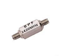 1420MHz Bandpass Filter for Radio Astronomy Low Insertion Loss Enhanced Signal Purity forSMA Connector Compact Aluminium 4x1x1cm for Telescope Data Collection Observation Setup(Square shell)