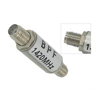 1420MHz Bandpass Filter for Radio Astronomy with Low Loss Characteristics, Compact Aluminum Case, Connector Setup for Stable Signal Filtering and Observation Accuracy (CNC aluminum shell)