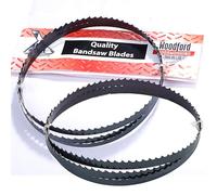 1425mm Bandsaw Blade 1/4" x 6 TPI (56" x 6.35mm) Carbon Steel Replacement Blade for Cutting Wood, Plastic & Acrylic | Fits Clarke CBS190B, TITAN SF8R, RPBS8, Draper BS250-2 Pack