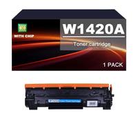 142A W1420A Toner Cartridge Compatible For HP M110 M110w M139, With Chip | 142X W1420X Toner Cartridges Replacement For HP LaserJet M110 M110w MFP M139w M140w, 1500 pages(1 PACK)