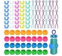 142Pcs Bobbin Thread Buddies Set Sewing Thread Spool Organizer Including 70Pcs Bobbin Holders Clips, 32Pcs Bobbin Thread Spool Huggers and 40Pcs Bobbin Clips Holder for Embroidery Quilting Sewing
