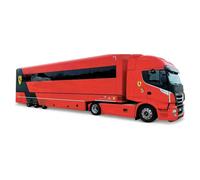 143 F1 FERRARI IVECO S-Way 570 RACING TRANSPORTER WITH ONE CAR