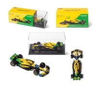 BBurago Die-cast Replica McLaren MCL38 (2024) – Norris Helmet Senna Livery – 1:43 Scale