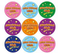 144 After School Club Reward Stickers For Children, Teachers & Parents - Colourful, Easy Peel Stickers With Strong Adhesive Glue [144 30mm Stickers]