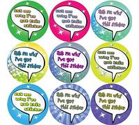 144 Ask me why i got this sticker 30mm Reward Stickers for Teachers, Parents