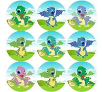 144 Baby Dragons 30 mm Reward Stickers for School Teachers, Parents, Nursery