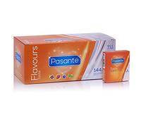 144 Condoms Pasante + Free 3 Pack - CE Approved - Discreet Packaging (Taste)