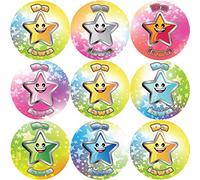 144 Da iawn Welsh Well Done Praise Words 30mm Reward Stickers for Teachers, Parents