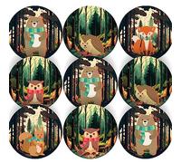 144 Forest Animals - Themed Reward Stickers Teachers, Parents - Size 30mm