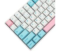 144 Keys Botanical Cherry Profile PBT Dye Sub Keycaps for MX Mechanical Keyboard GMMK Filco Ducky 104 TKL GK61 KBD75 96 GK64 68 (140 Key Milk Cover)