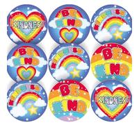 144 Kindness Rainbows 30 mm Reward Stickers for School Teachers, Parents, Nursery