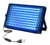 144-LED Tanning Lamps for Home Use, Full Body Coverage Tanning Lamp, Home Portable Flexible Flat Light, Black