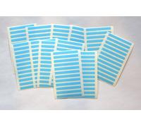 144 Light Blue Stickers - Sticky Coloured Self Adhesive Labels for Colour Coding