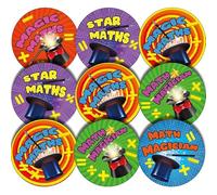 144 Magic Maths - 30mm - Glossy Reward Stickers for Teachers & Parents