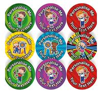 144 On Target Archery Themed Personalised 30 mm Reward Stickers for School Teachers, Parents and Nursery