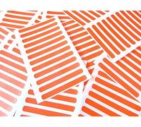 144 Orange Stickers - Sticky Coloured Self Adhesive Labels for Colour Coding