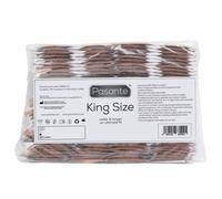 144 Pasante Condoms Extra Safe Regular Delay Ribbed Trim Flavour King Size Pride
