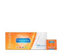 144 Pasante Condoms | RegularFlavours King Size Extra Safe Delay Ribbed Trim