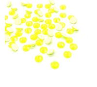 144 pcs Electric Neon Yellow Austrian Crystal Elements Austria 2088 Xirius ss20 Flatbacks No Hotfix Round Rhinestones 20ss 5mm Nail Art DIY Deco gems Resin Bling Jewellery