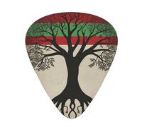 144 Pcs Guitar Picks Bulk 3 Different Thickness Personalized Guitar Plectrums With Storage Box Tree Palestinian Flag Guitar Accessories For Bass Electric Guitar Acoustic Guitar Lovers
