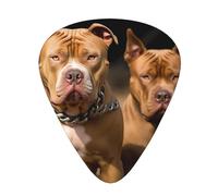 144 Pcs Guitar Picks in Bulk, 3 Different Thickness Custom Guitar Picks with Storage Box, Pitbull Guitar Accessories for Bass, Electric Guitar, Guitar Lovers